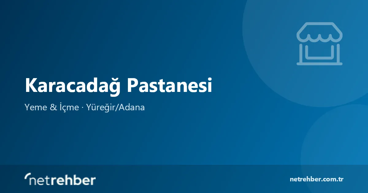 Karacadağ Pastanesi kapak görseli