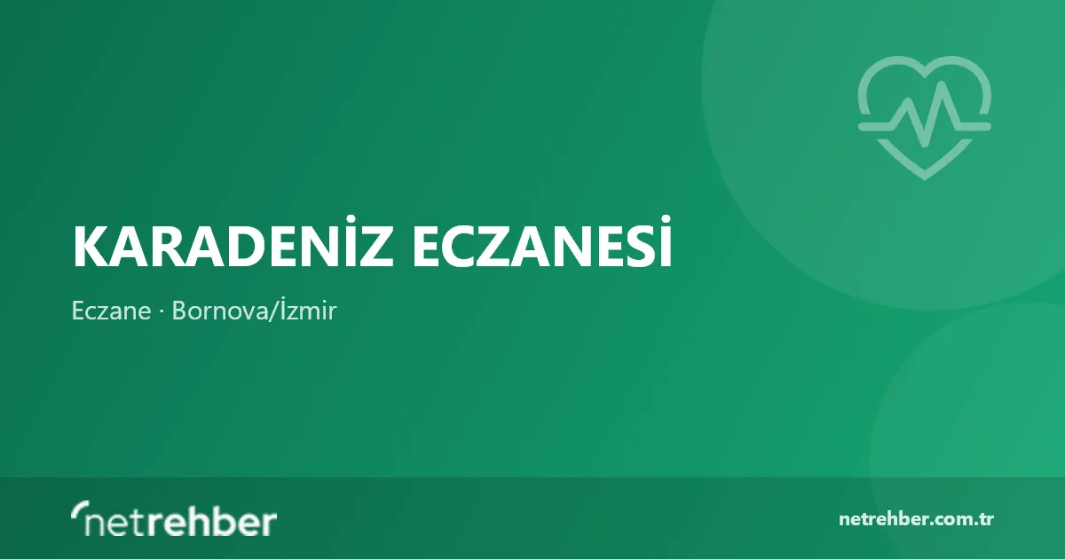 Karadeniz Eczanesi kapak görseli