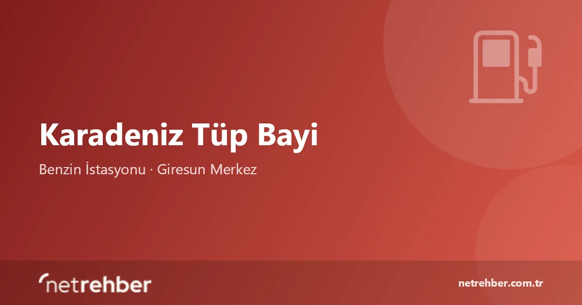 Karadeniz Tüp Bayi kapak görseli
