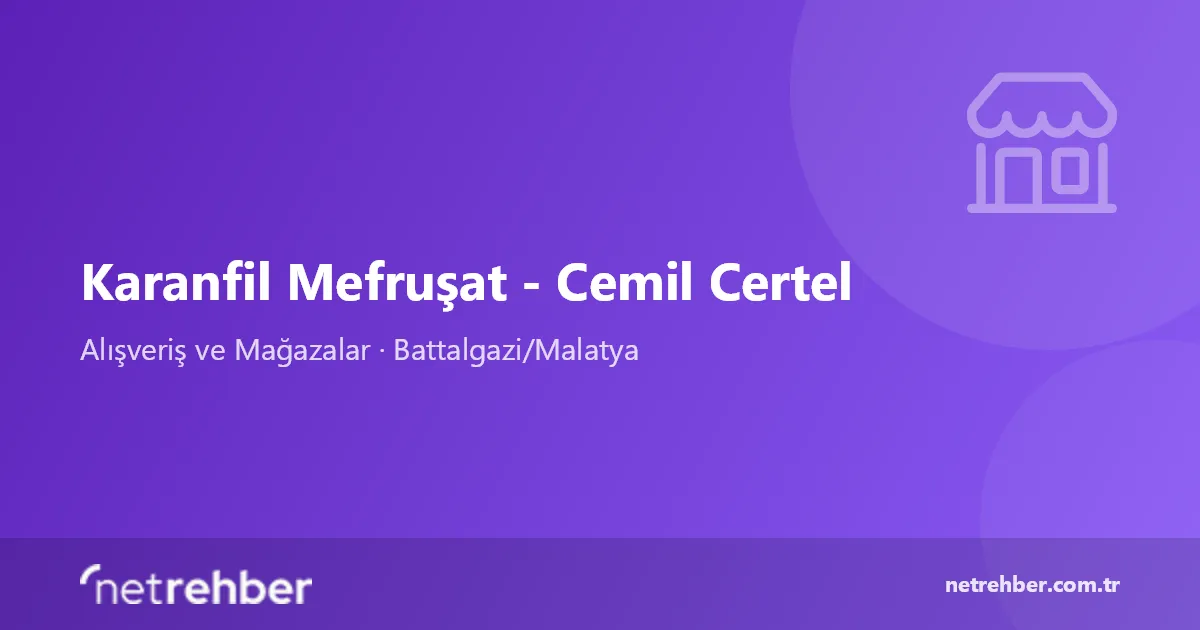 Karanfil Mefruşat - Cemil Certel kapak görseli
