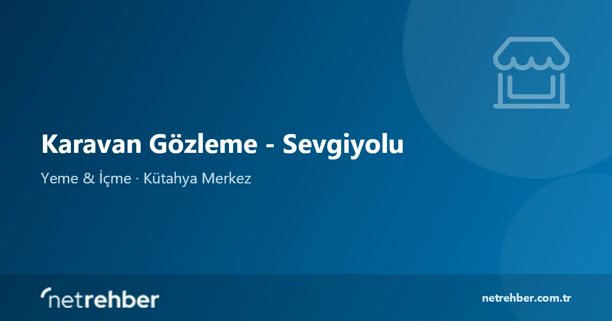 Karavan Gözleme - Sevgiyolu kapak görseli
