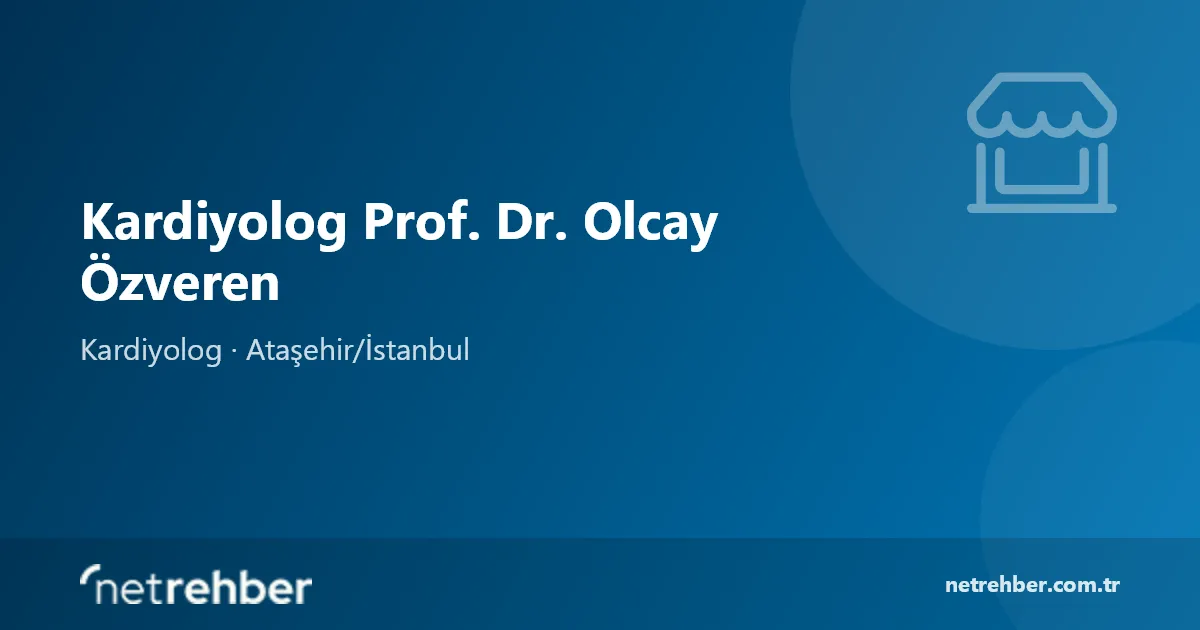 Kardiyolog Prof. Dr. Olcay Özveren kapak görseli