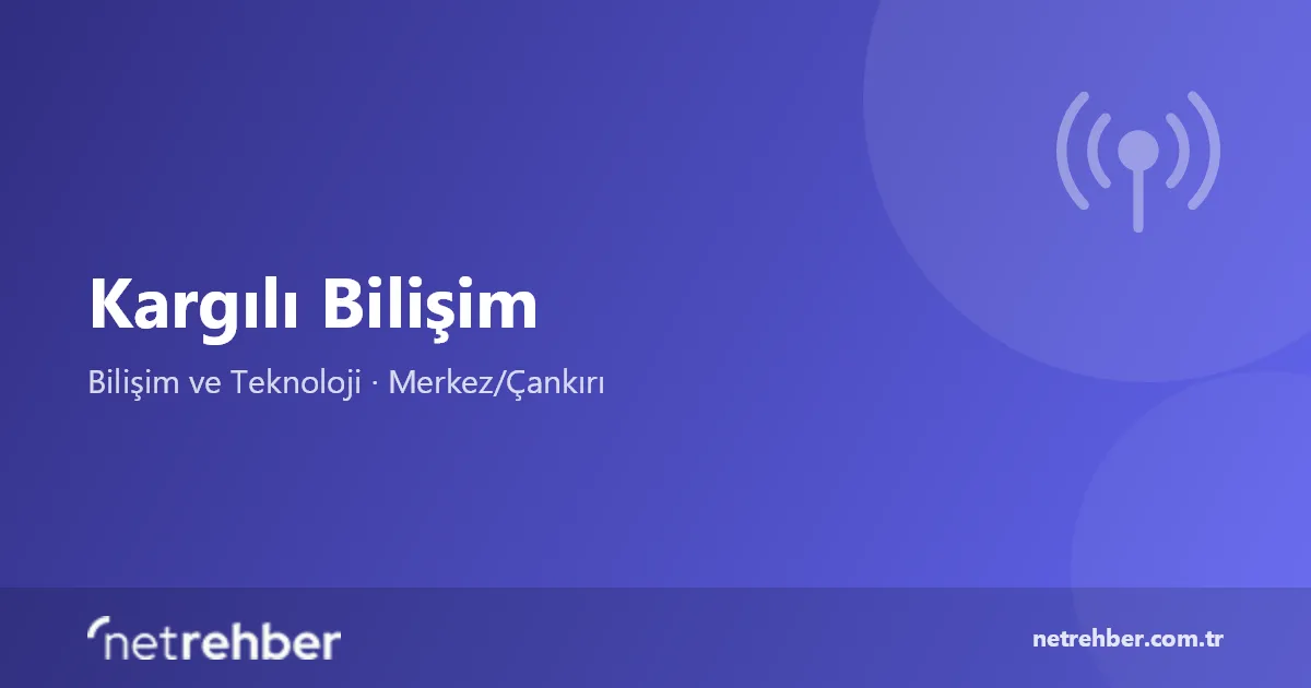 Kargılı Bilişim kapak görseli