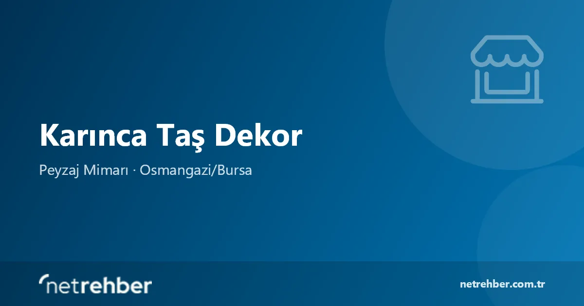 Karınca Taş Dekor kapak görseli