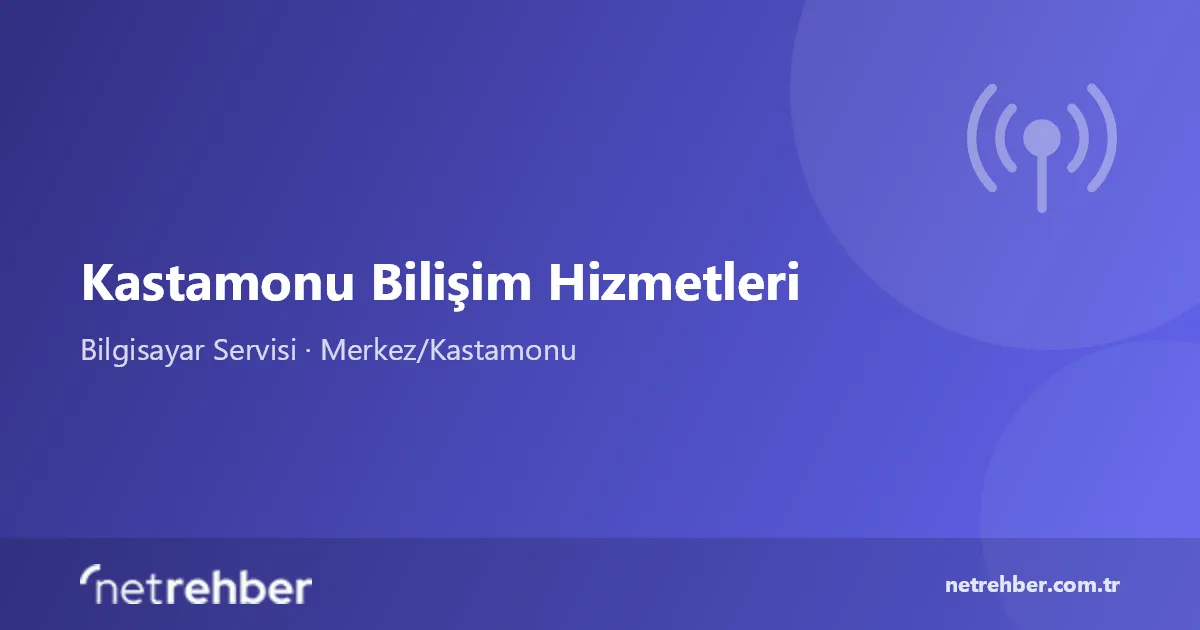 Kastamonu Bilişim Hizmetleri kapak görseli