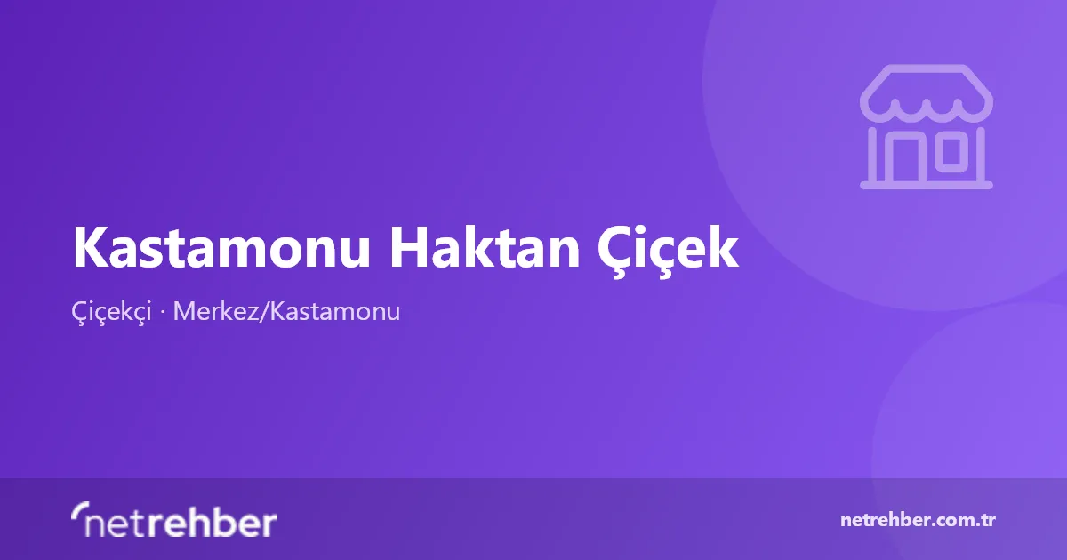 Kastamonu Haktan Çiçek kapak görseli