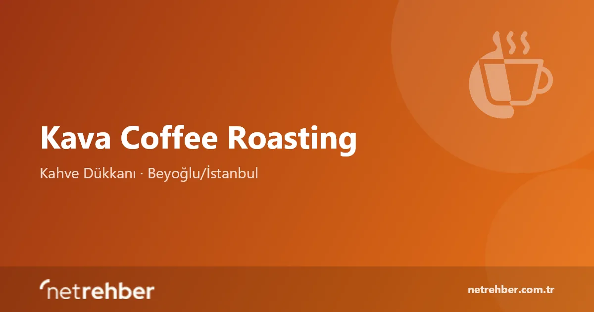 Kava Coffee Roasting kapak görseli