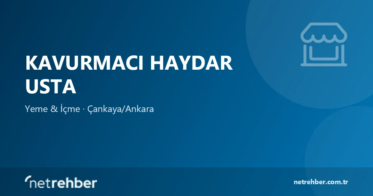 Kavurmacı Haydar Usta kapak görseli