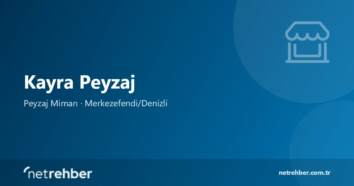 Kayra Peyzaj kapak görseli