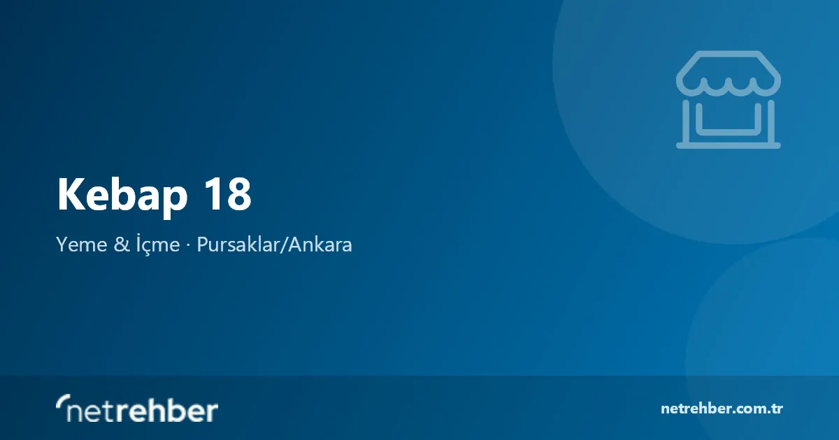 Kebap 18 kapak görseli