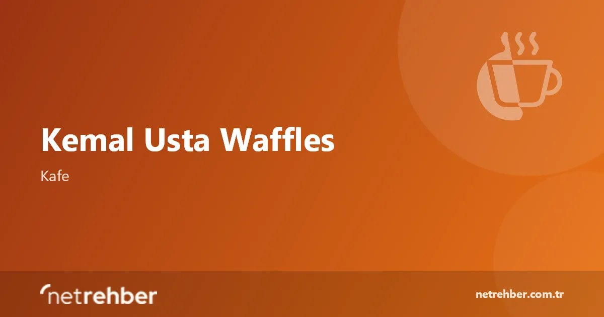 Kemal Usta Waffles kapak görseli