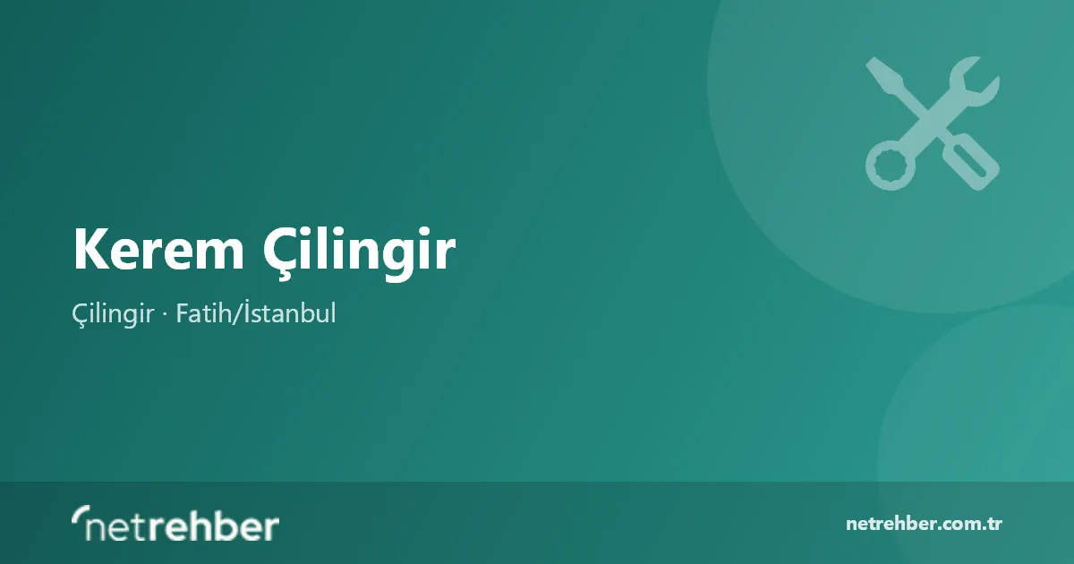 Kerem Çilingir kapak görseli