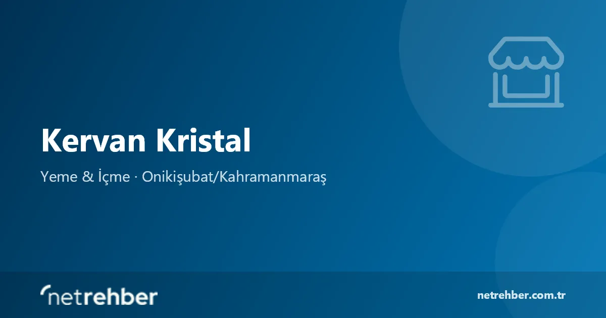 Kervan Kristal kapak görseli
