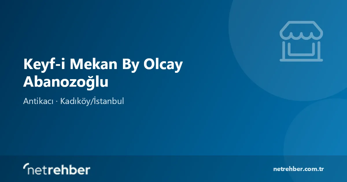 Keyf-i Mekan By Olcay Abanozoğlu kapak görseli