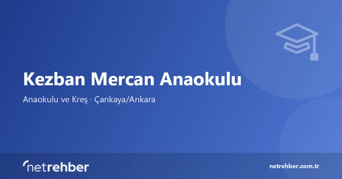 Kezban Mercan Anaokulu kapak görseli