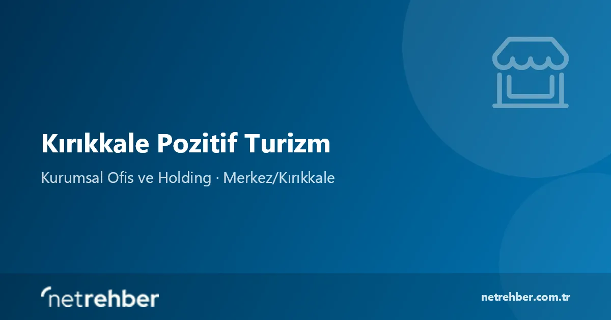 Kırıkkale Pozitif Turizm kapak görseli