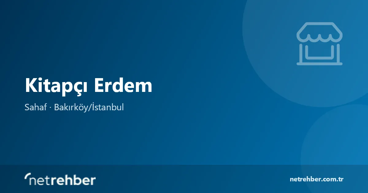 Kitapçı Erdem kapak görseli