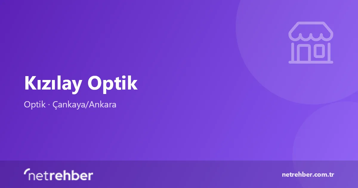 Kızılay Optik kapak görseli