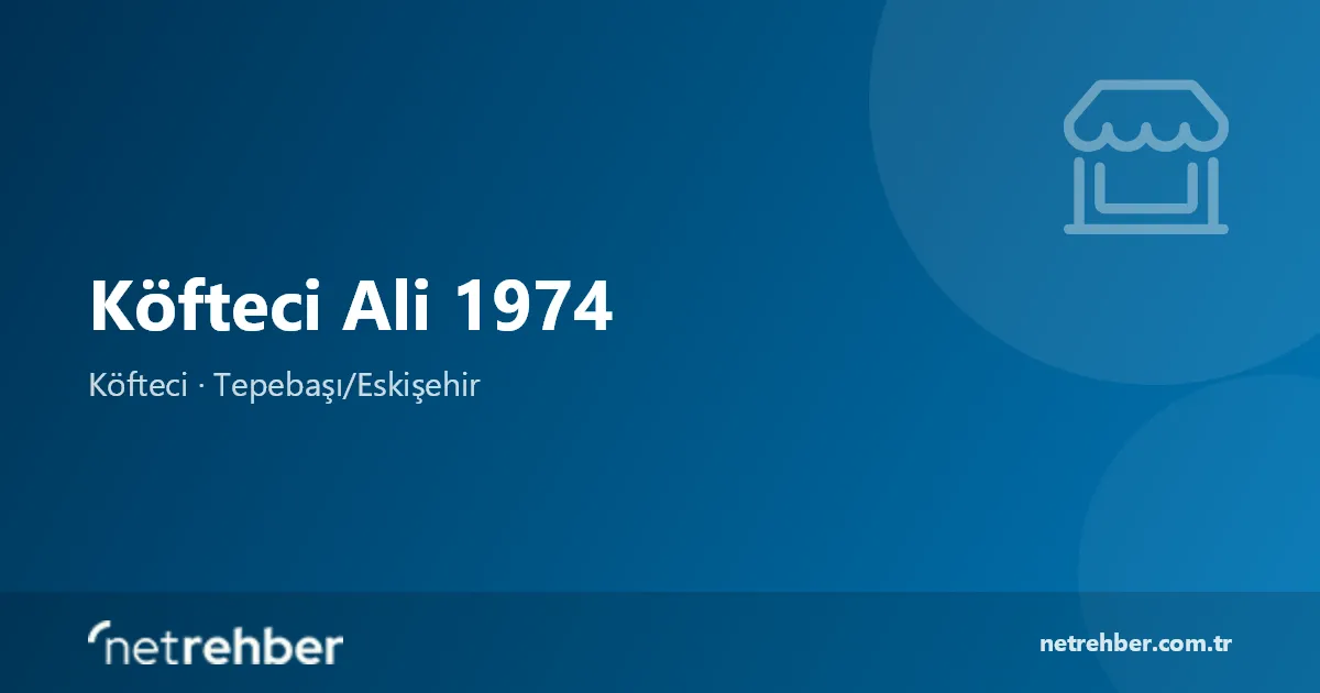 Köfteci Ali 1974 kapak görseli