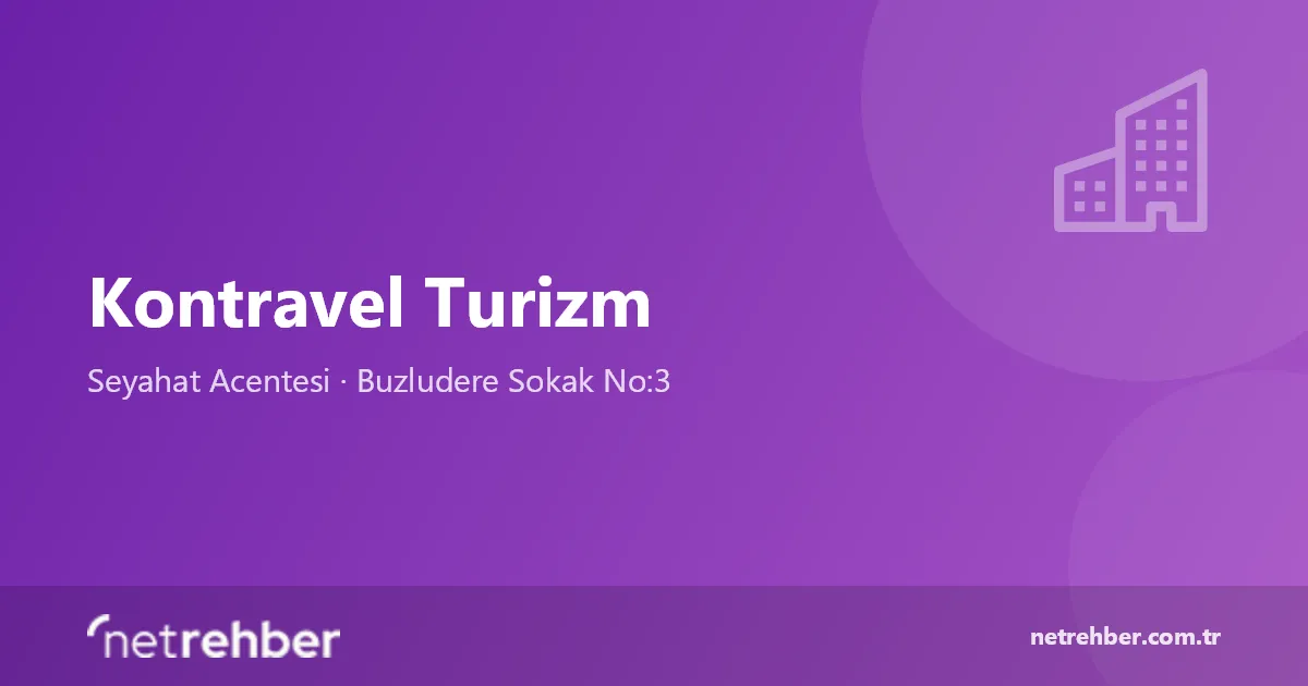 Kontravel Turizm kapak görseli