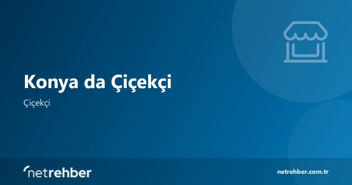 Konya da Çiçekçi kapak görseli