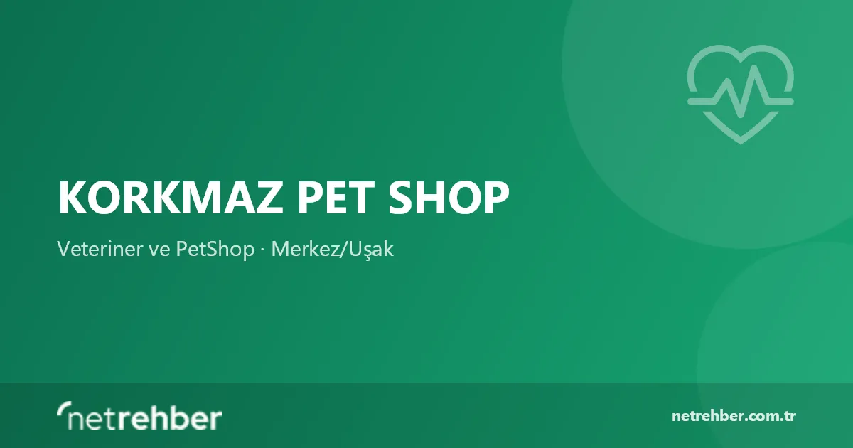 Korkmaz Pet Shop kapak görseli