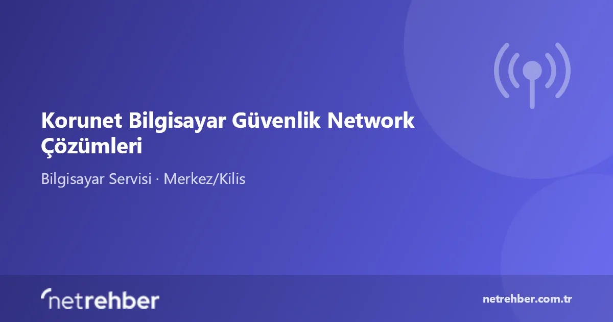 Korunet Bilgisayar Güvenlik Network Çözümleri kapak görseli