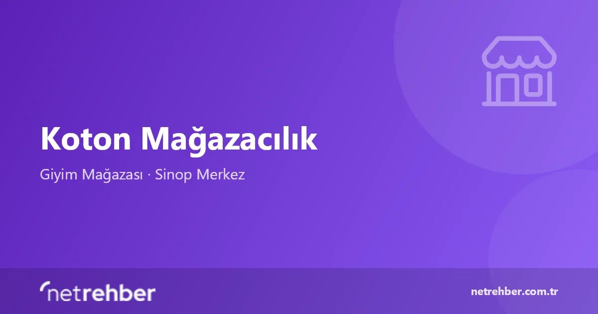 Koton Mağazacılık kapak görseli