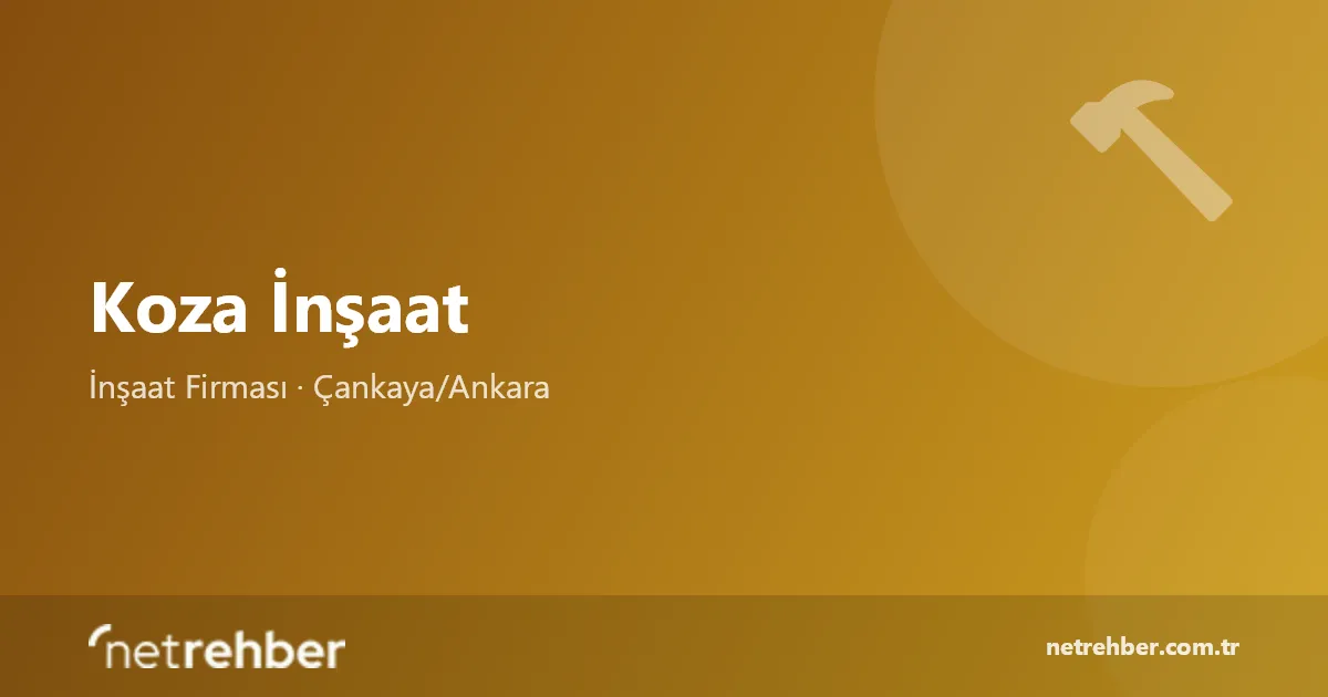 Koza İnşaat kapak görseli