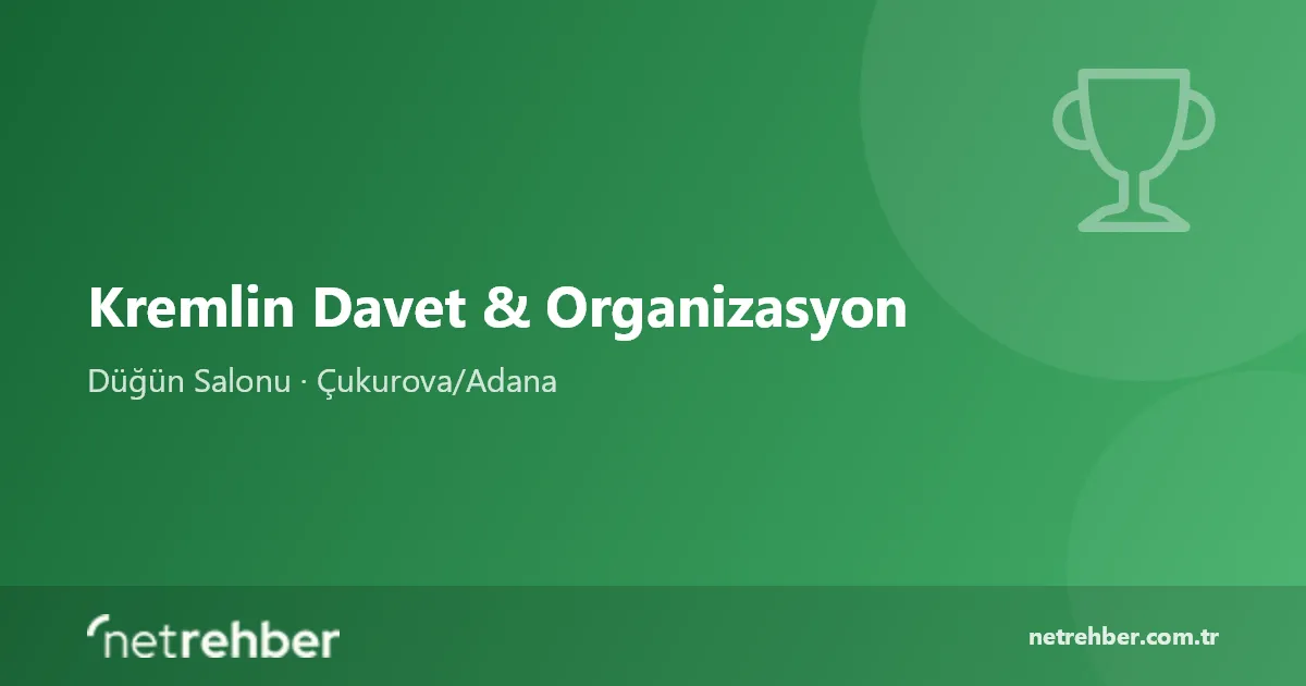 Kremlin Davet & Organizasyon kapak görseli