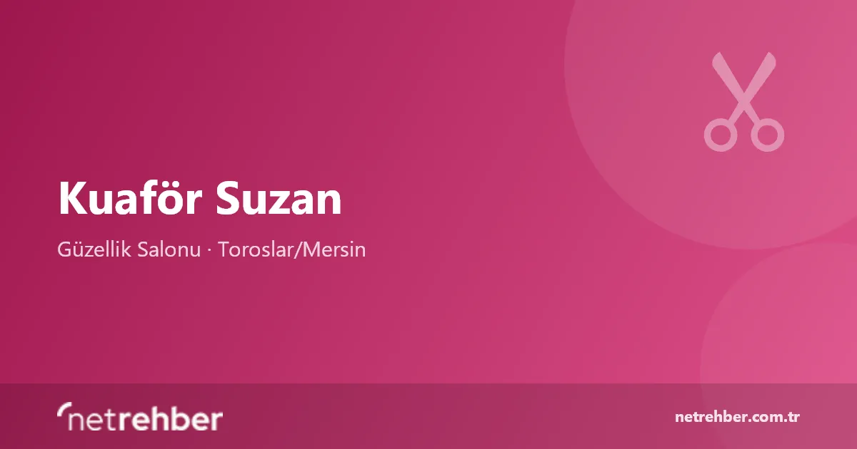 Kuaför Suzan kapak görseli