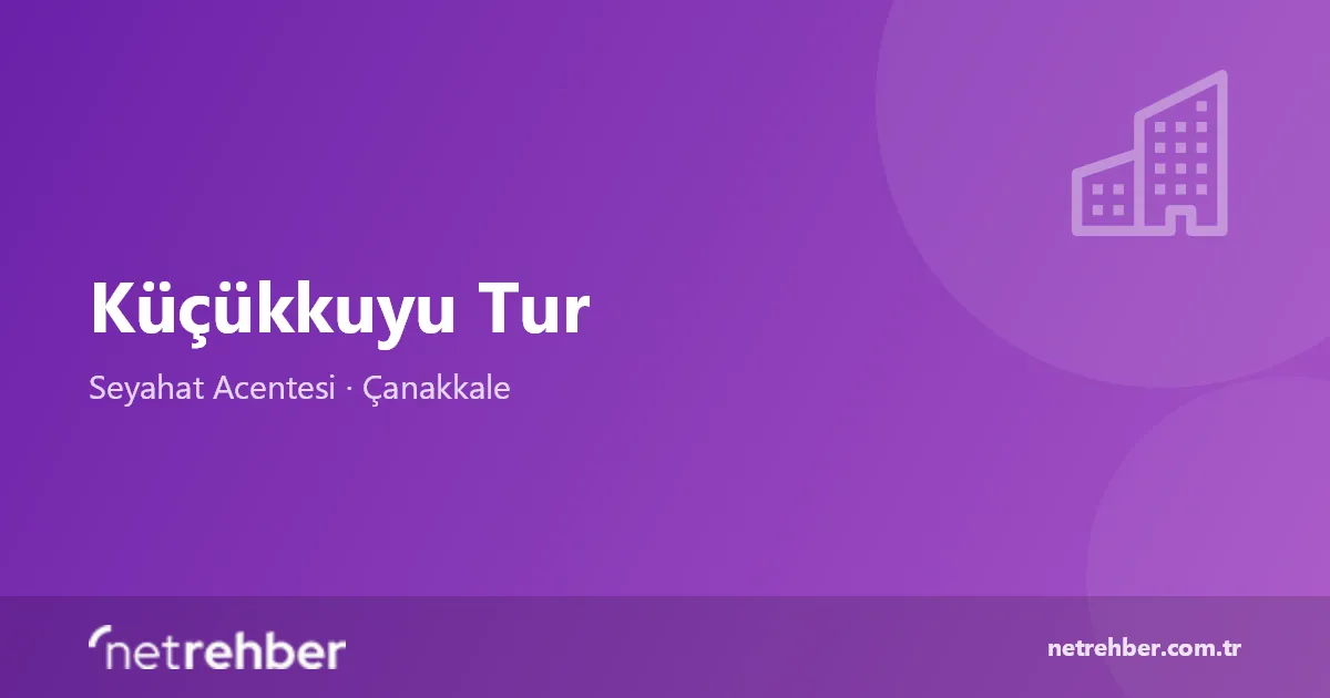 Küçükkuyu Tur kapak görseli