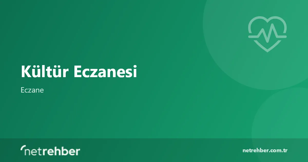Kültür Eczanesi kapak görseli