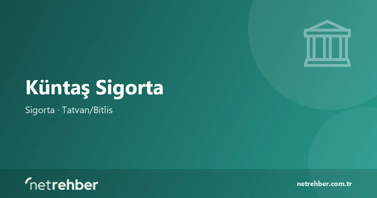 Küntaş Sigorta kapak görseli