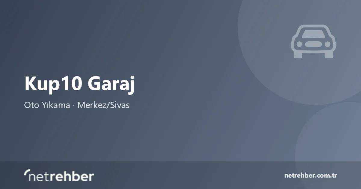 Kup10 Garaj kapak görseli