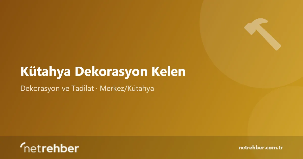 Kütahya Dekorasyon Kelen kapak görseli
