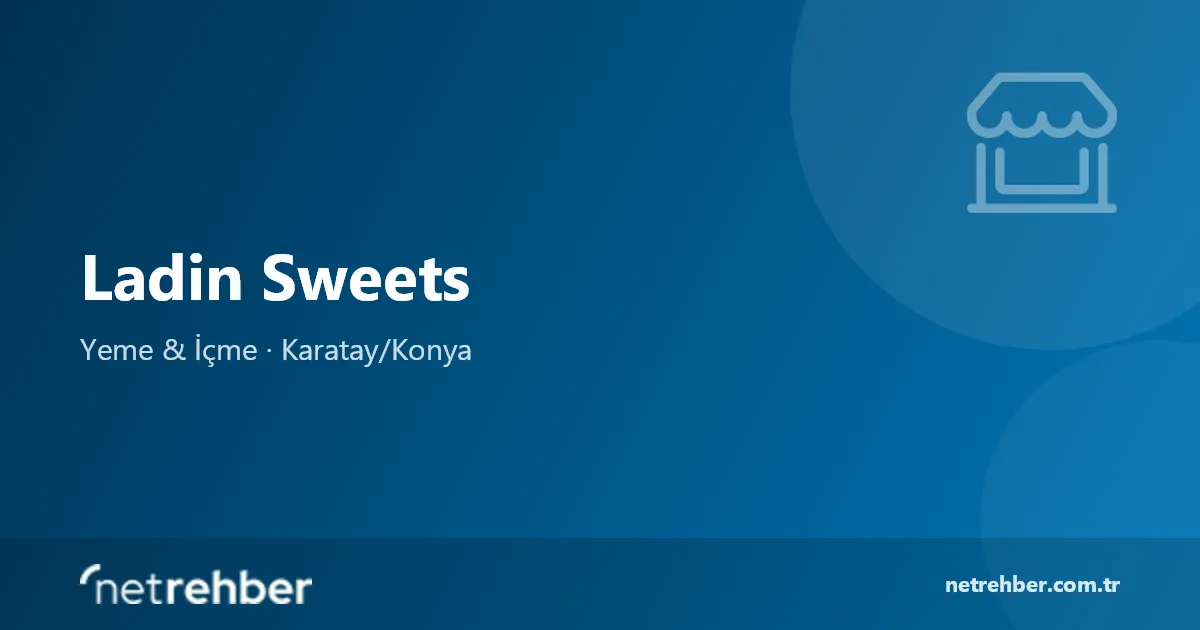 Ladin Sweets kapak görseli