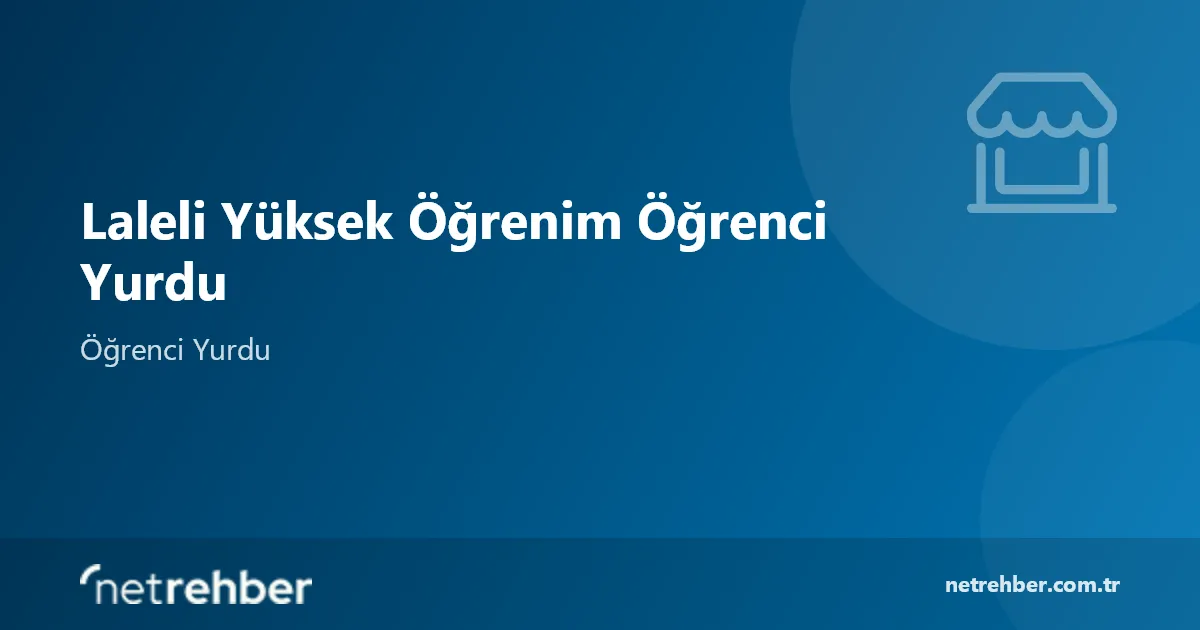 Laleli Yüksek Öğrenim Öğrenci Yurdu kapak görseli