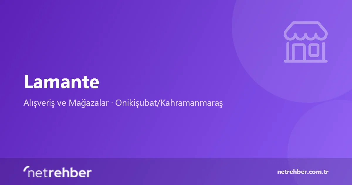 Lamante kapak görseli