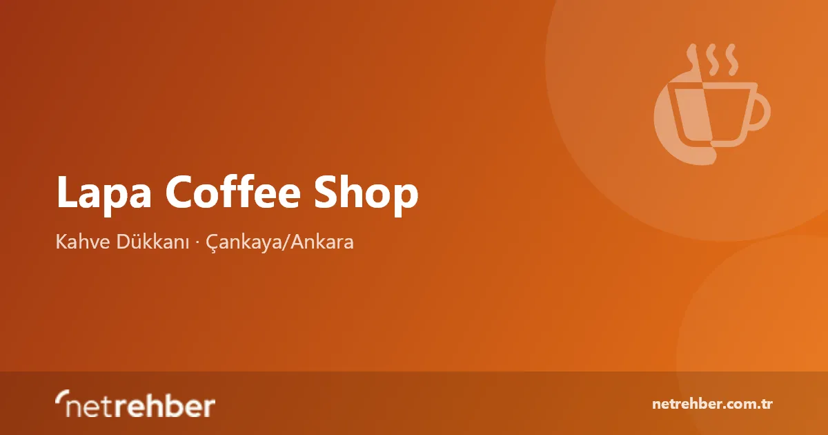 Lapa Coffee Shop kapak görseli