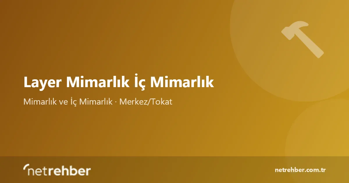 Layer Mimarlık İç Mimarlık kapak görseli