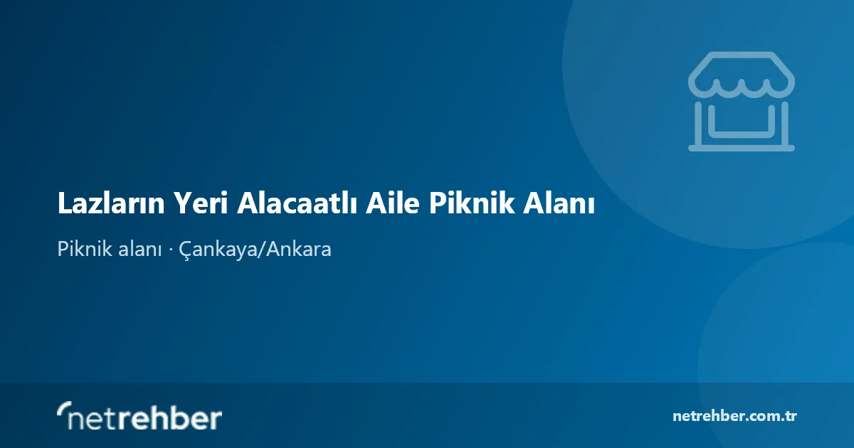Lazların Yeri Alacaatlı Aile Piknik Alanı kapak görseli