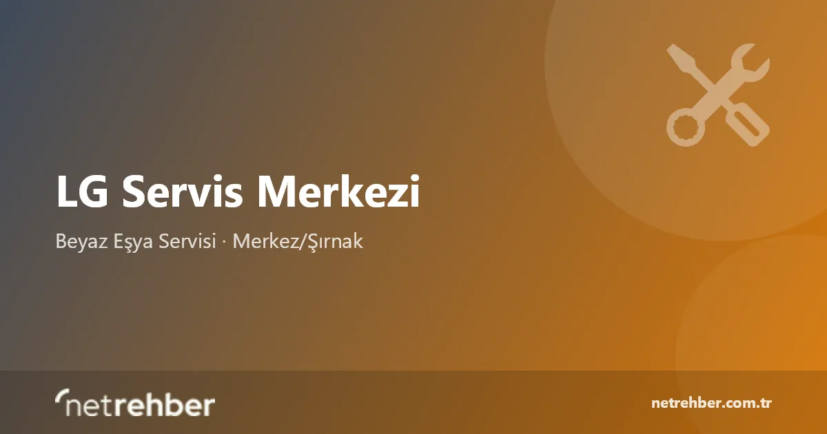 LG Servis Merkezi kapak görseli