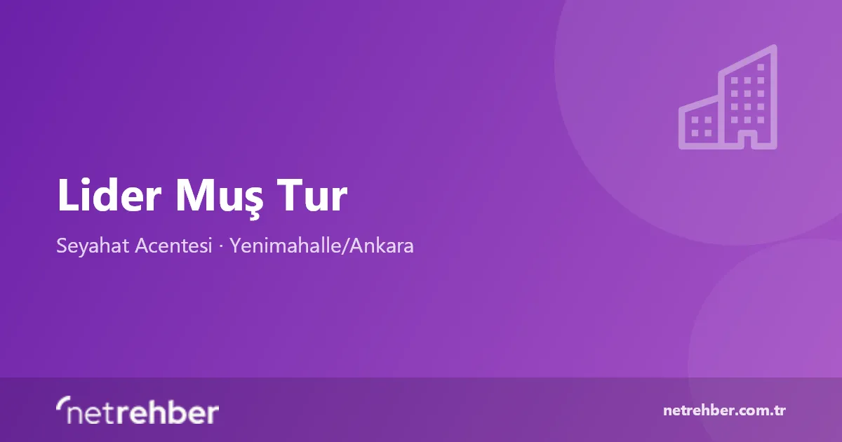 Lider Muş Tur kapak görseli