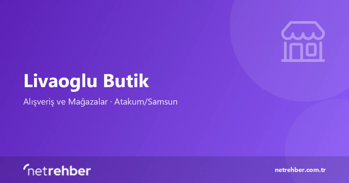 Livaoglu Butik kapak görseli