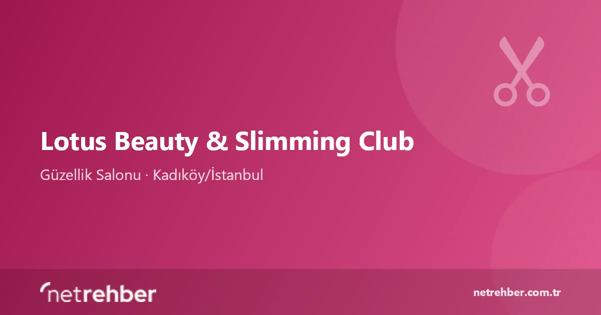 Lotus Beauty & Slimming Club kapak görseli