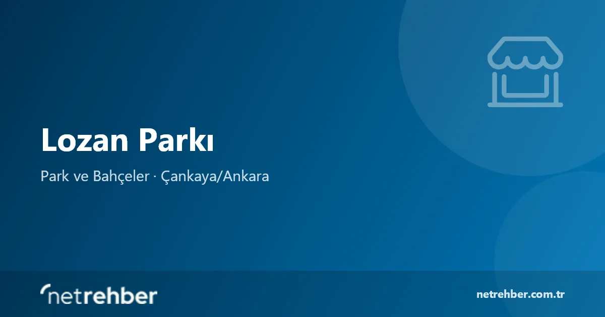 Lozan Parkı kapak görseli