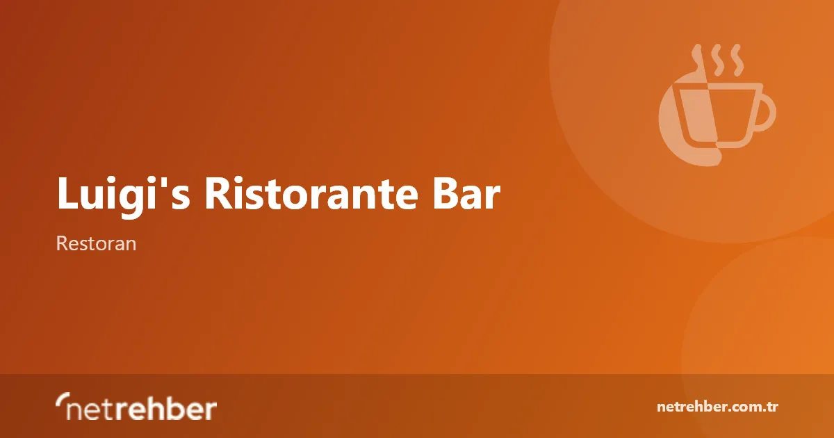 Luigi's Ristorante Bar kapak görseli