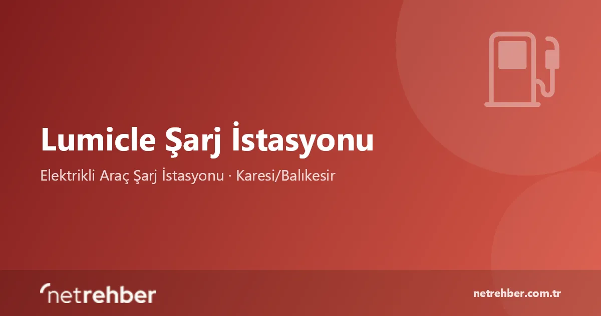 Lumicle Şarj İstasyonu kapak görseli