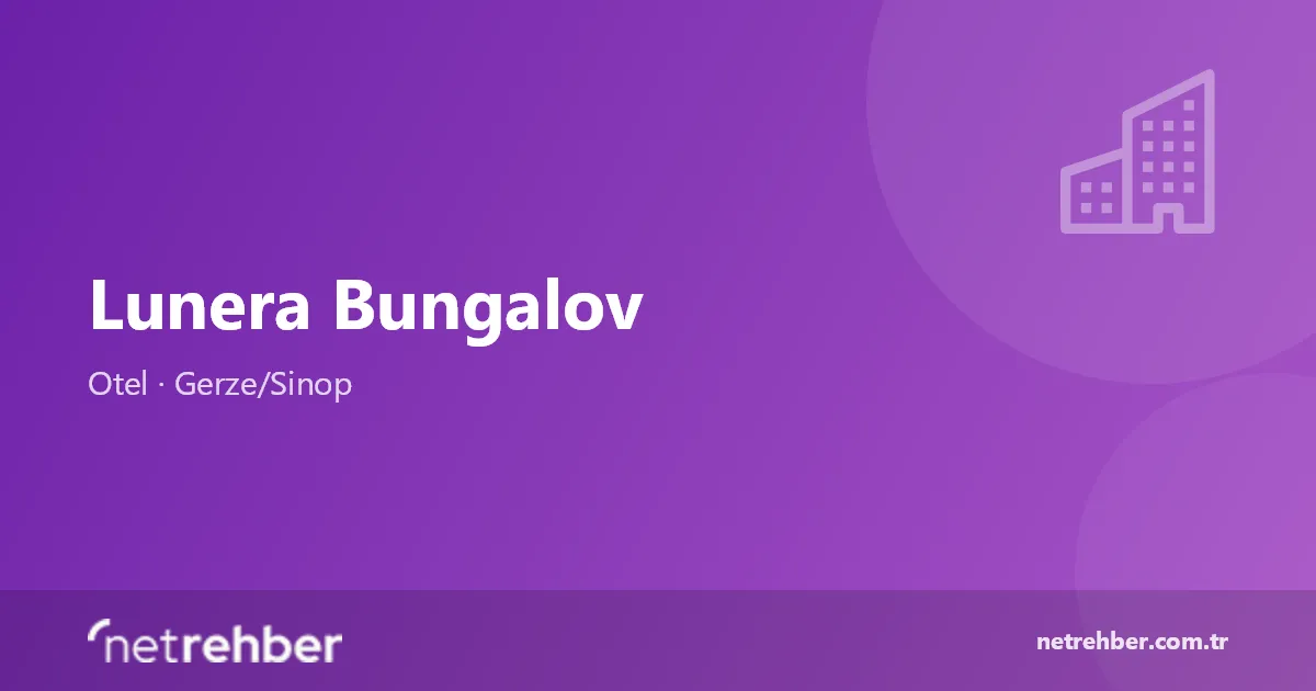 Lunera Bungalov kapak görseli